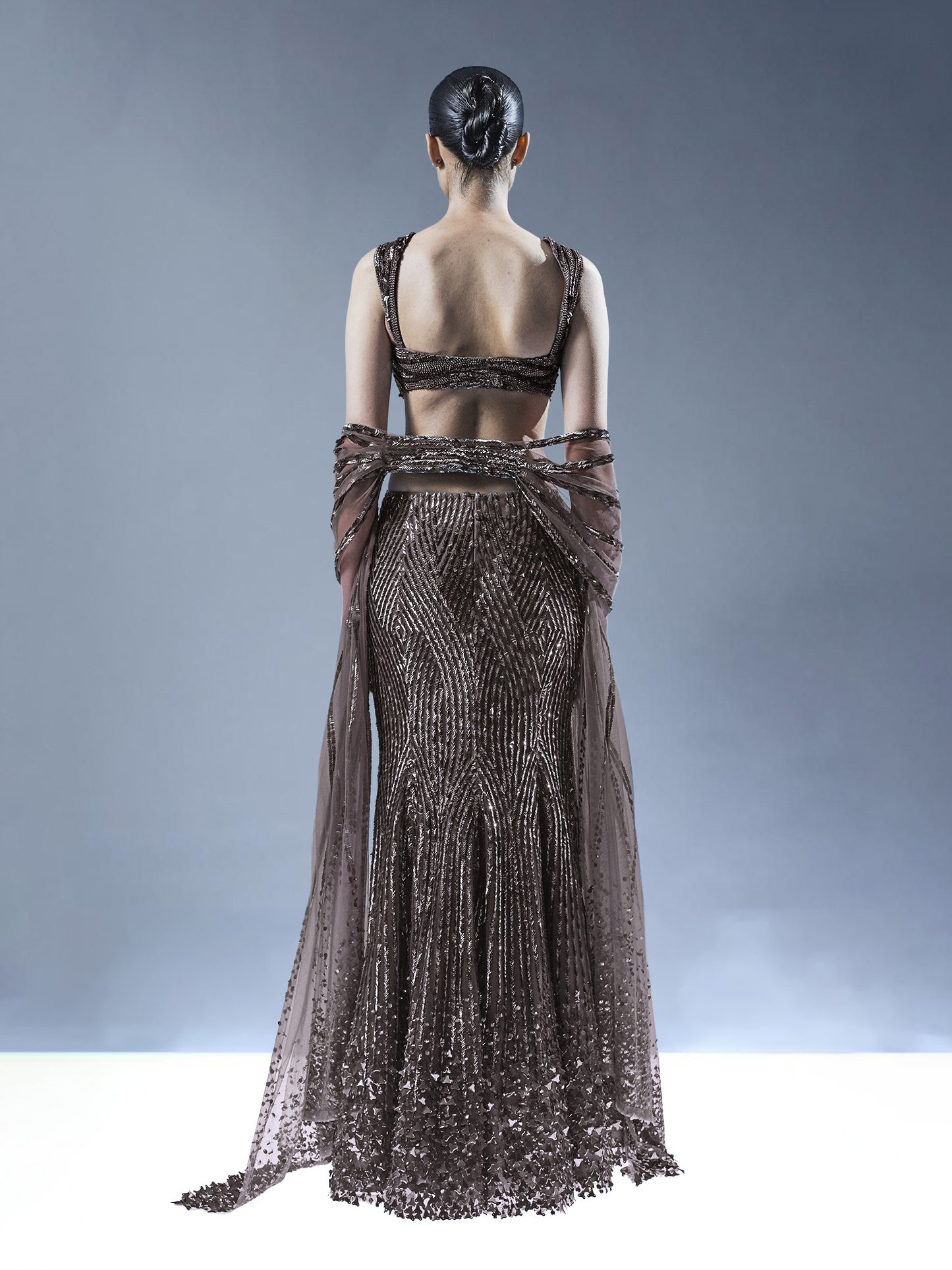Starlit Cascade Lehenga Set