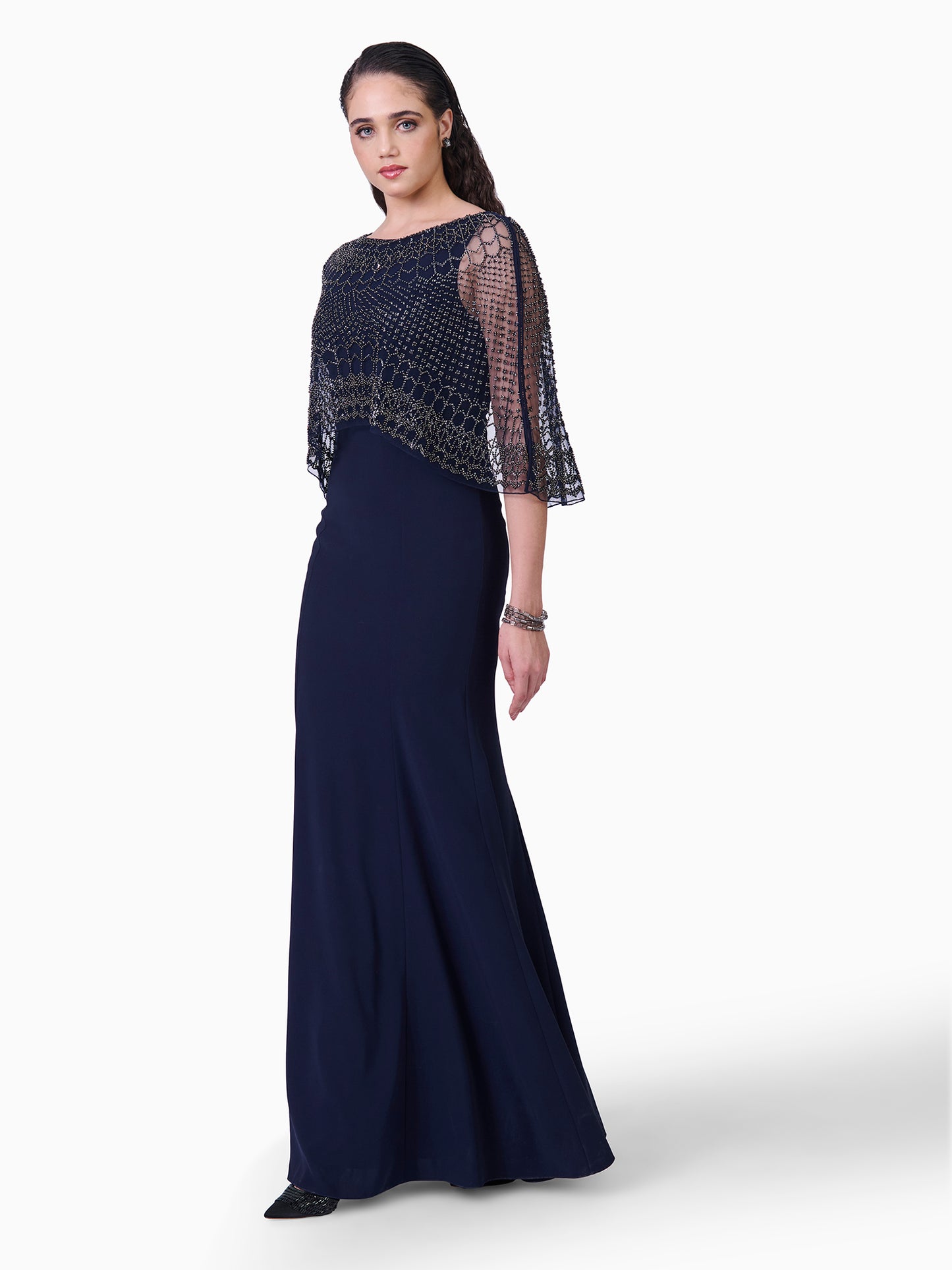 Celestial Grace Embellished Dress