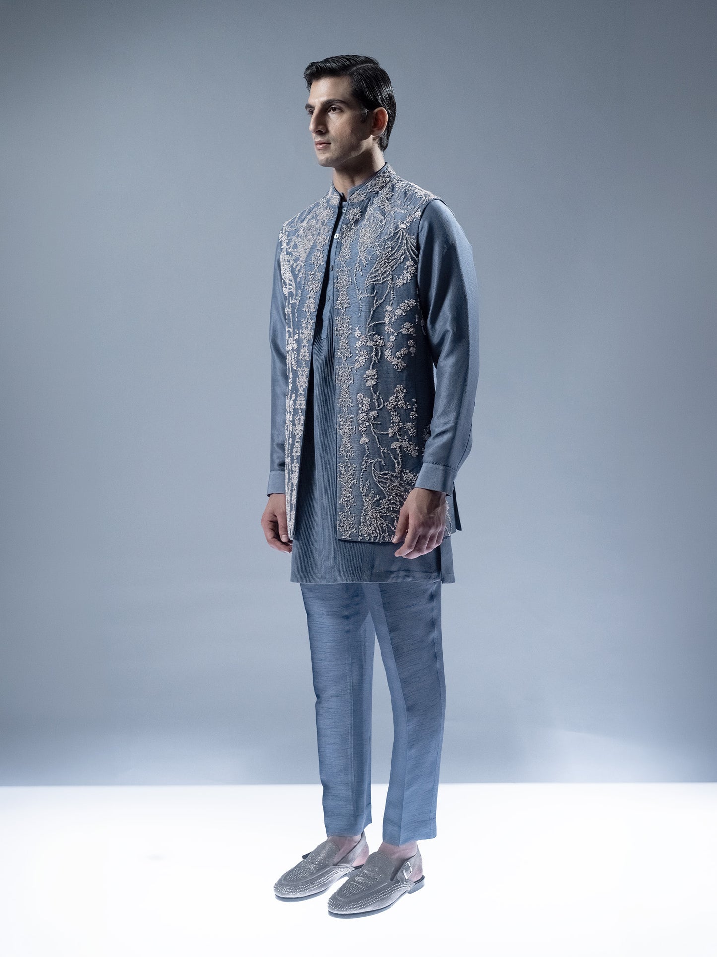 Celestial Flora Waist Jacket Set