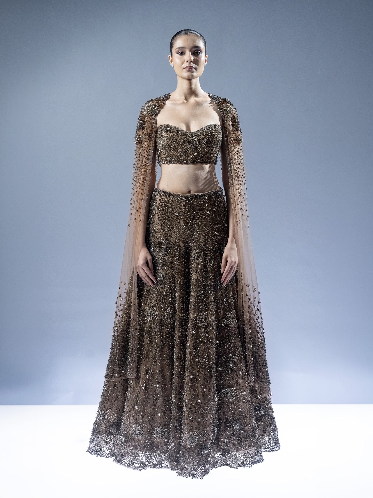 Sovereign Cape Lehenga