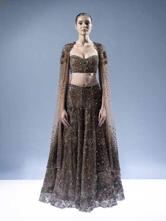 Sovereign Cape Lehenga