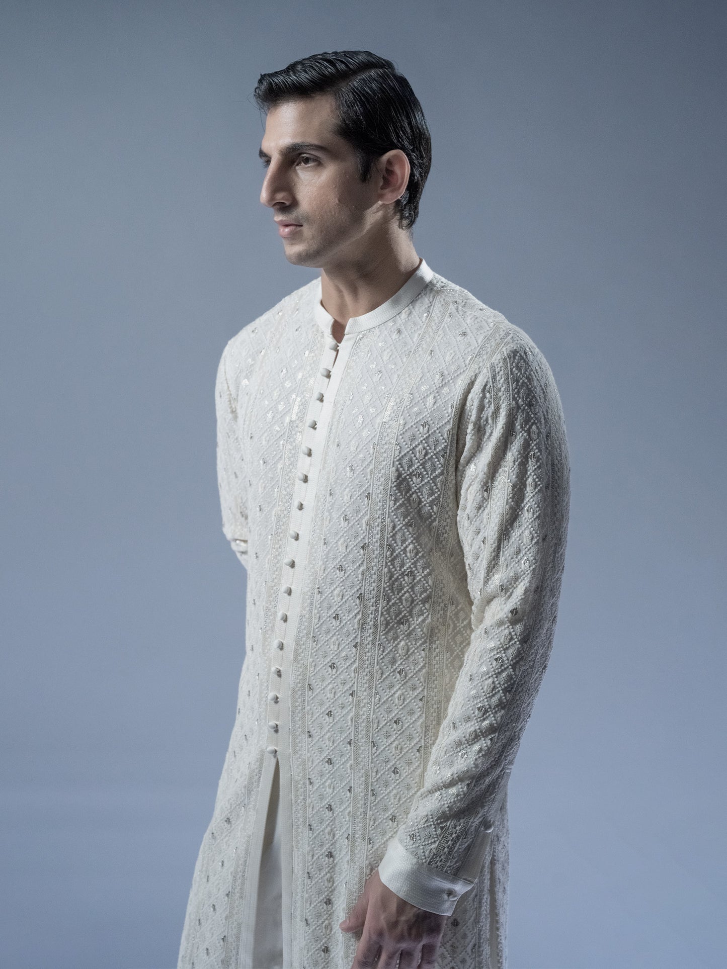 Opulent Chikankari Kurta Set