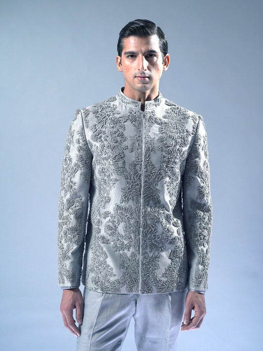 Regalis Embroidered Bandhgala Set