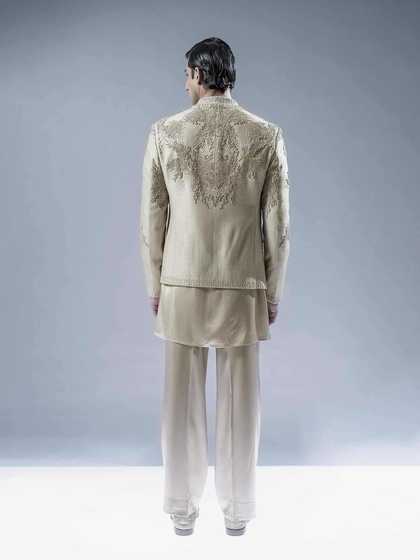 Solstice Embroidered Bandhgala Set