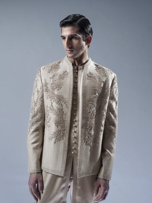 Solstice Embroidered Bandhgala Set