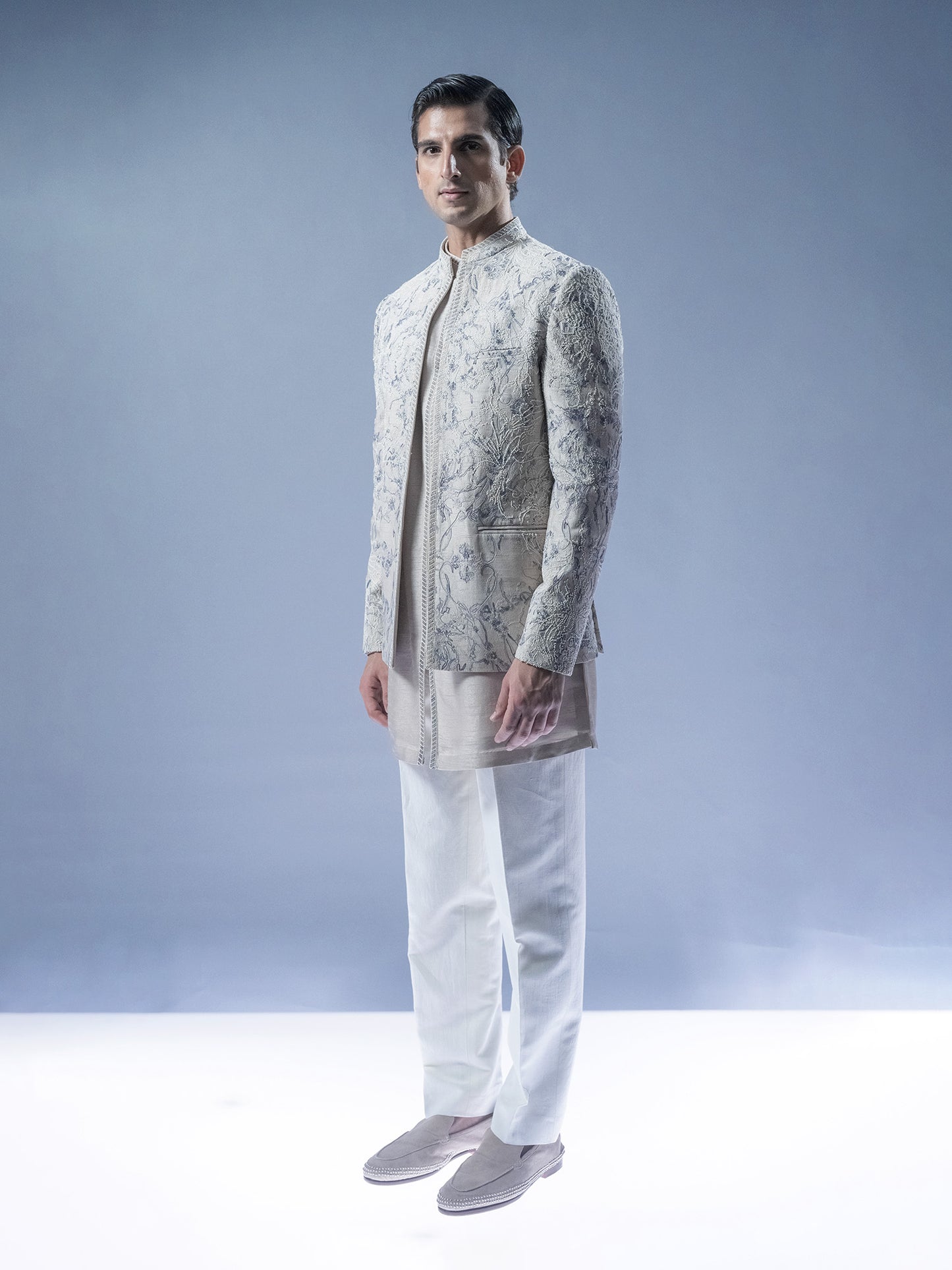Enchanted Crest Bandhgala Set