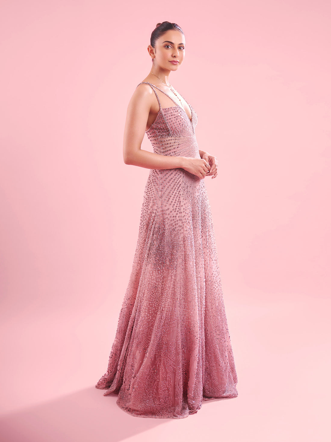 Rakul Preet Singh • In Periwinkle Agate Gown