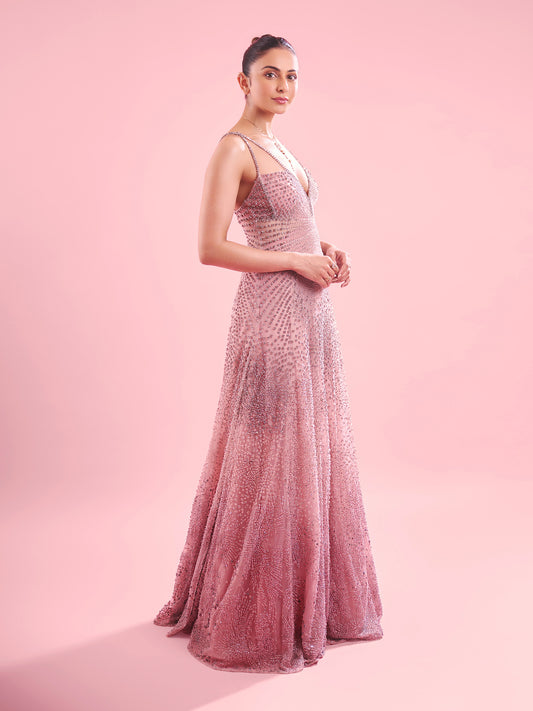 Rakul Preet Singh • In Periwinkle Agate Gown