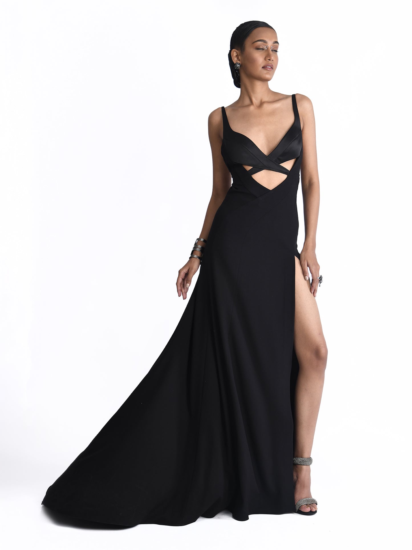 Crescent Sculpted Gown