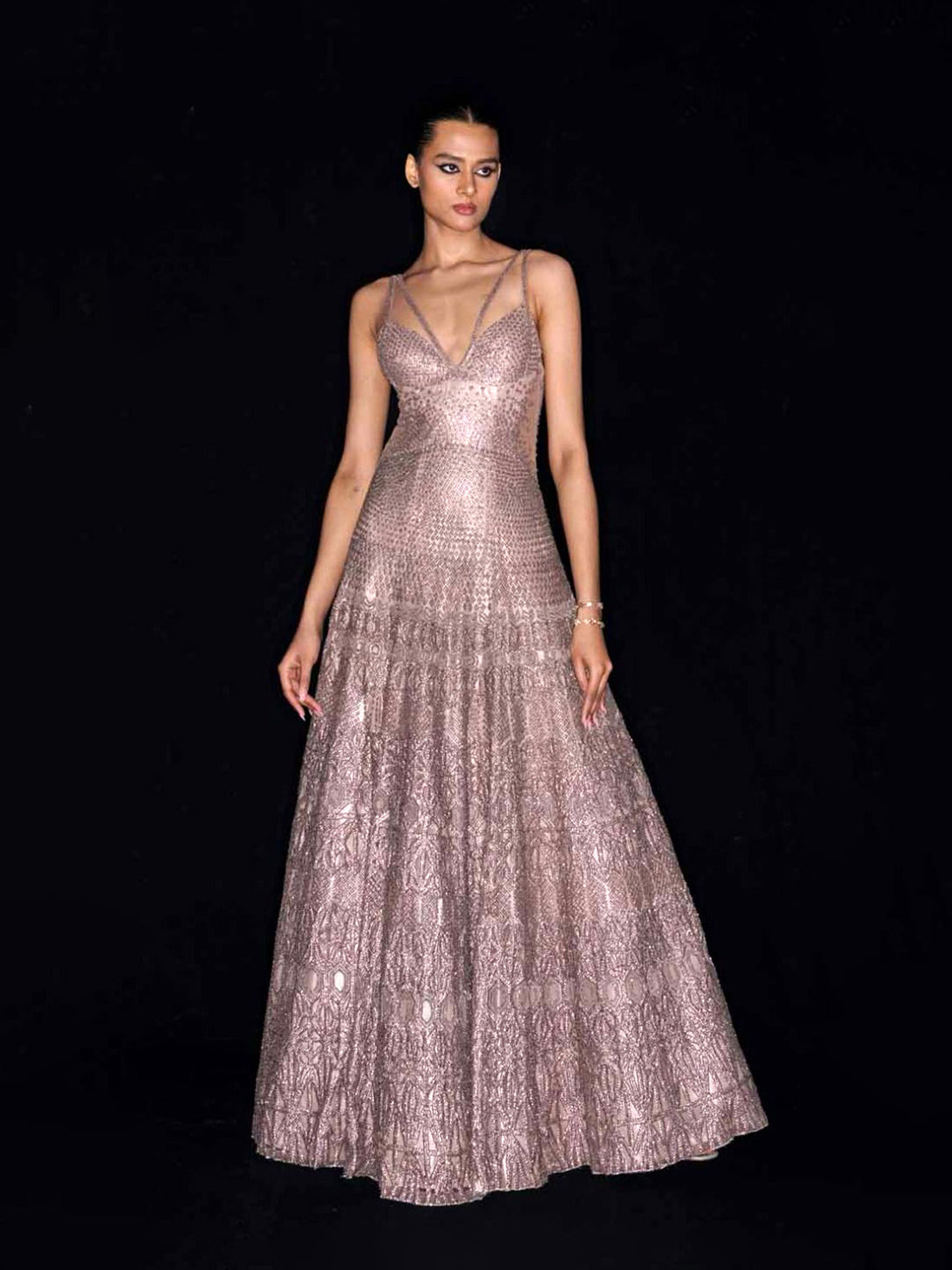 Goldstone Embroidered Gown