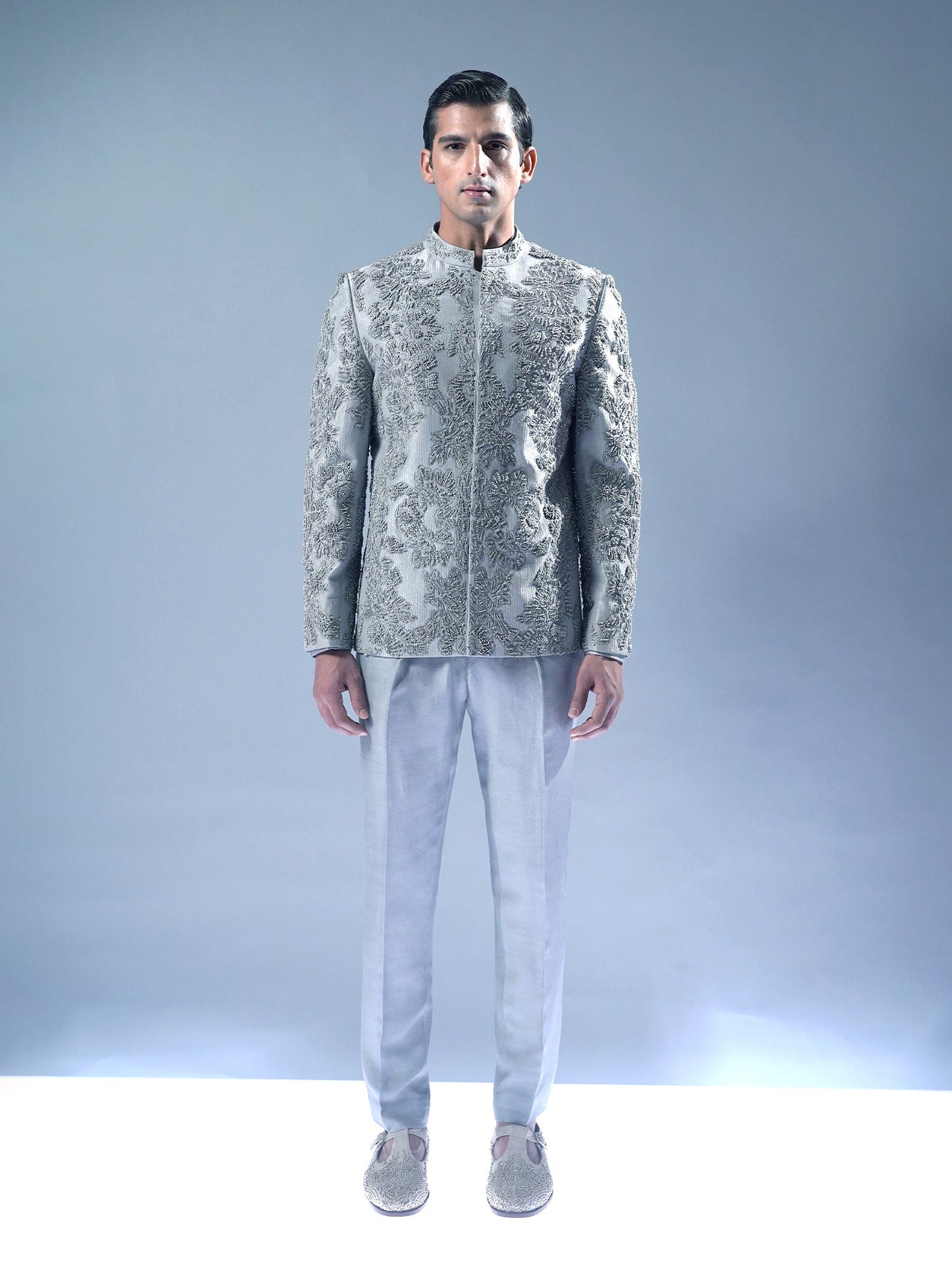 Regalis Embroidered Bandhgala Set