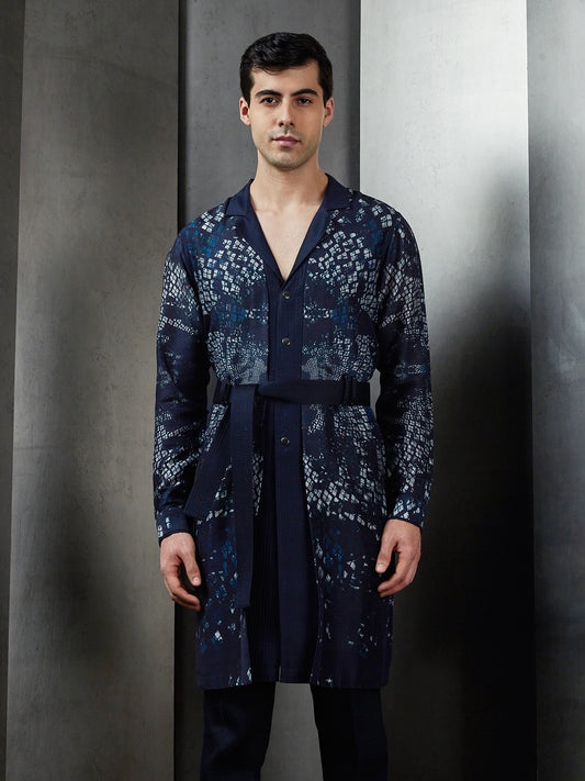 Rolling Boxes Digital Printed Double Layered Kurta
