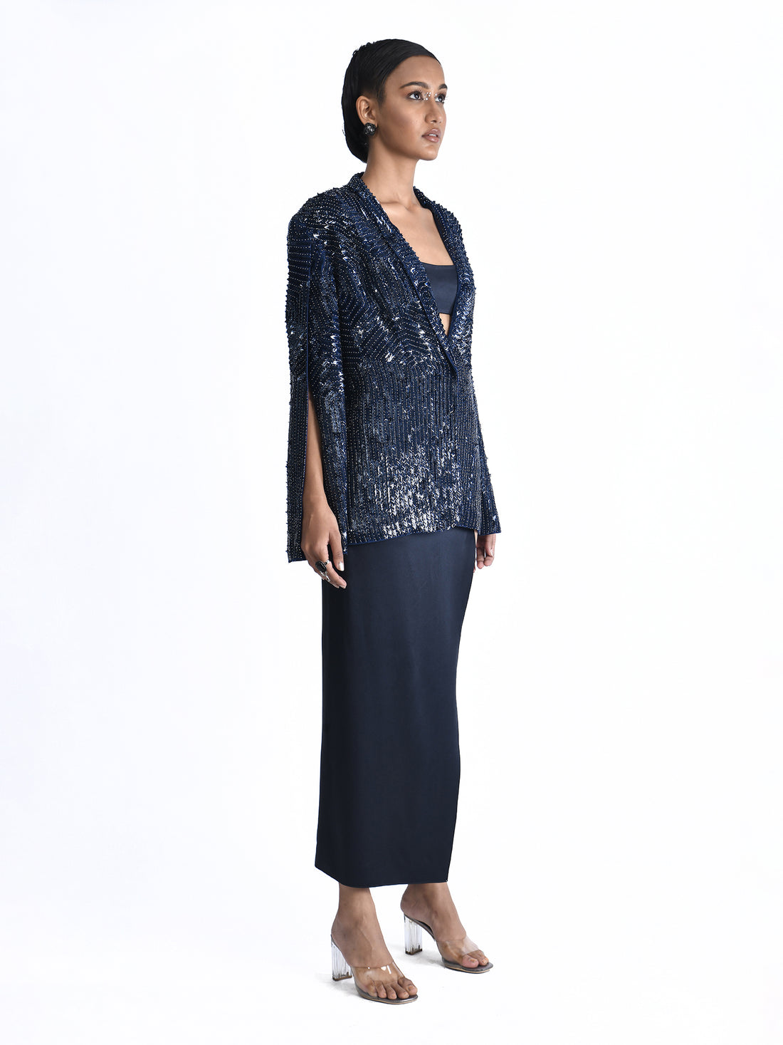 Pacific Blue Arrow sequins Jacket