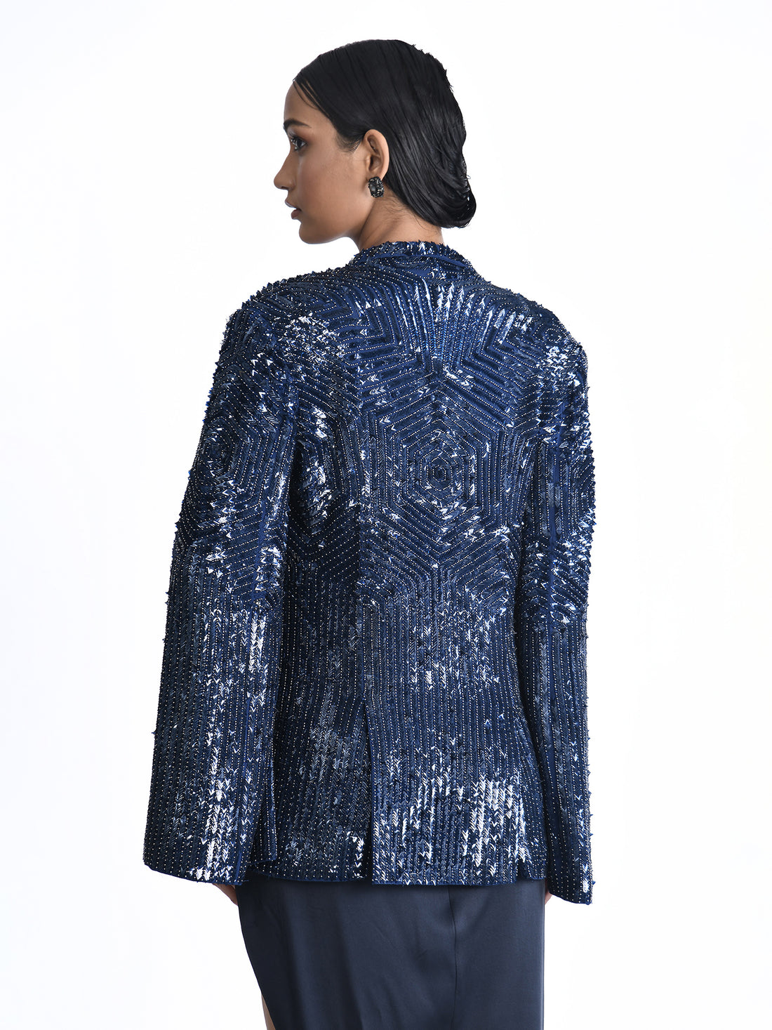 Pacific Blue Arrow sequins Jacket