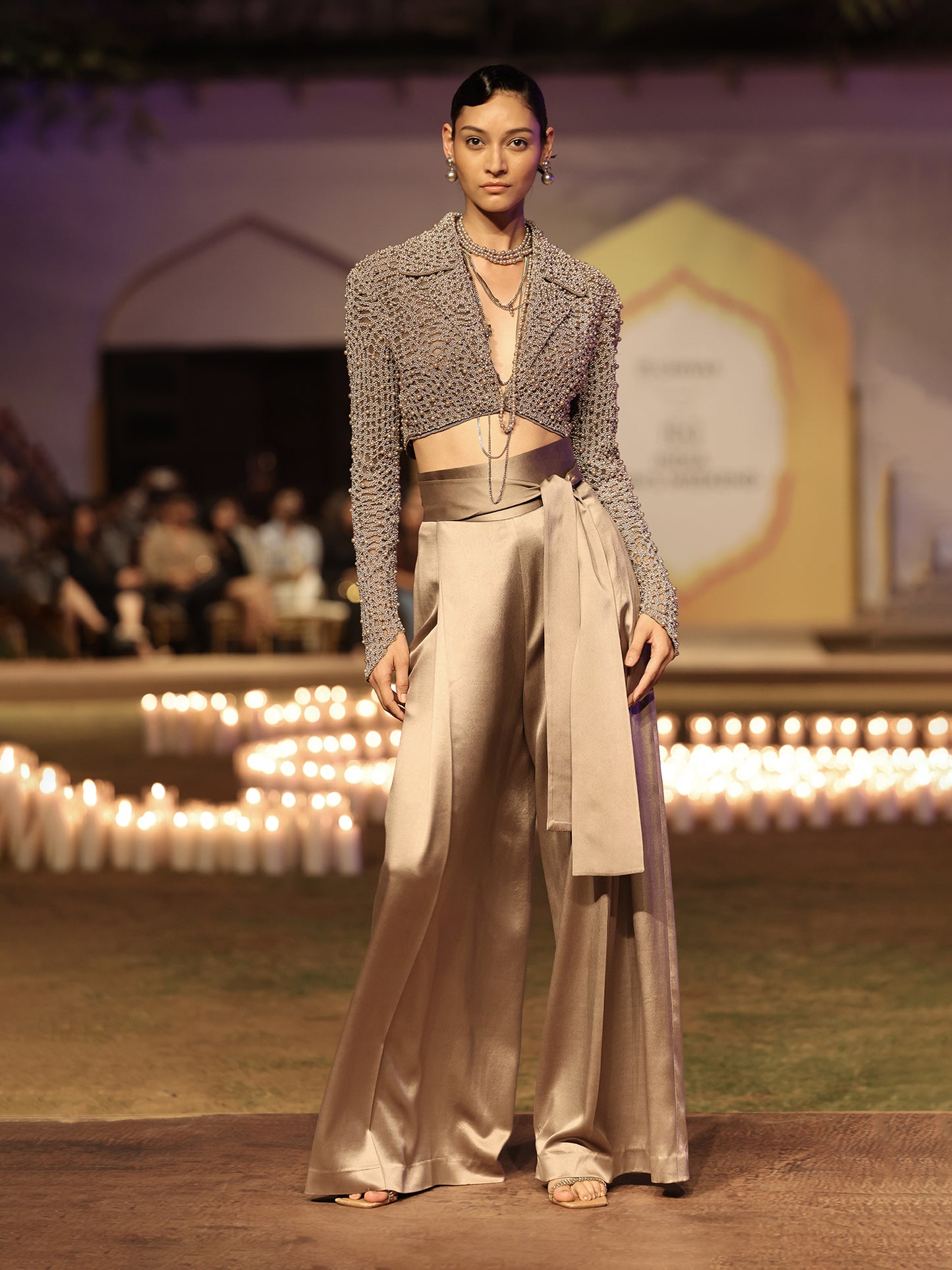 Primus Pearl Crop Jacket Set