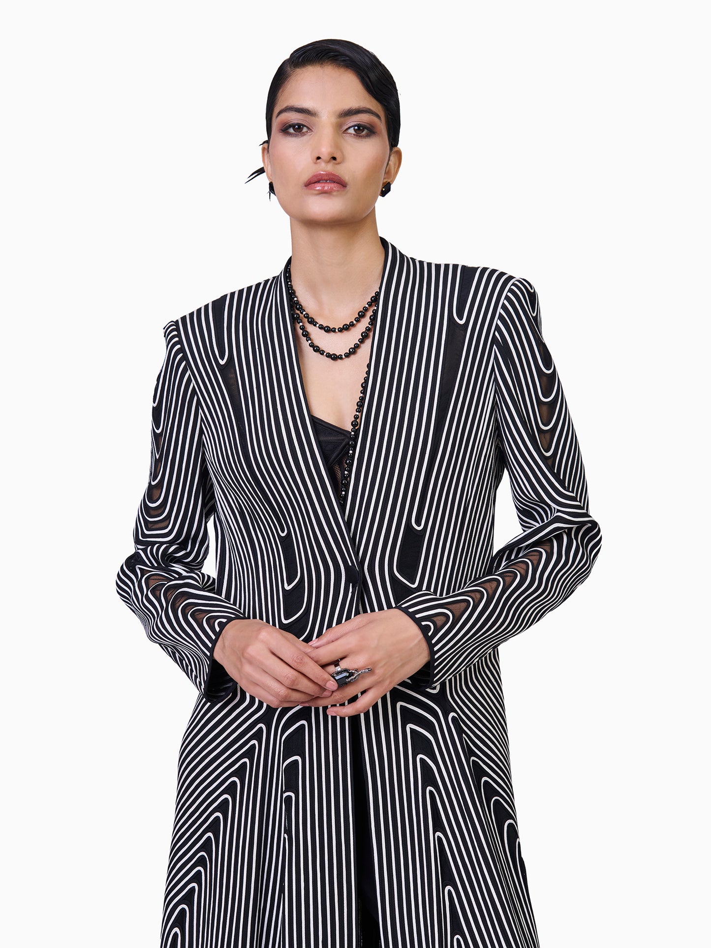 Ethereal Linear Elegance Jacket