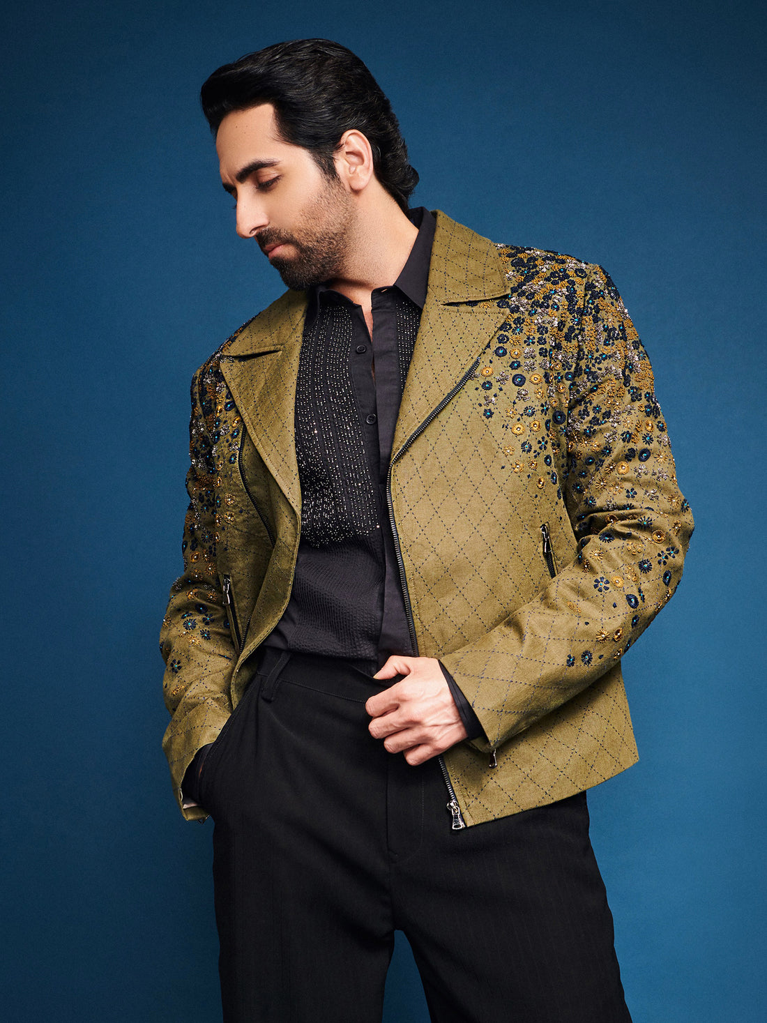 Ayushmann Khurrana • In Biker Bomber Jacket