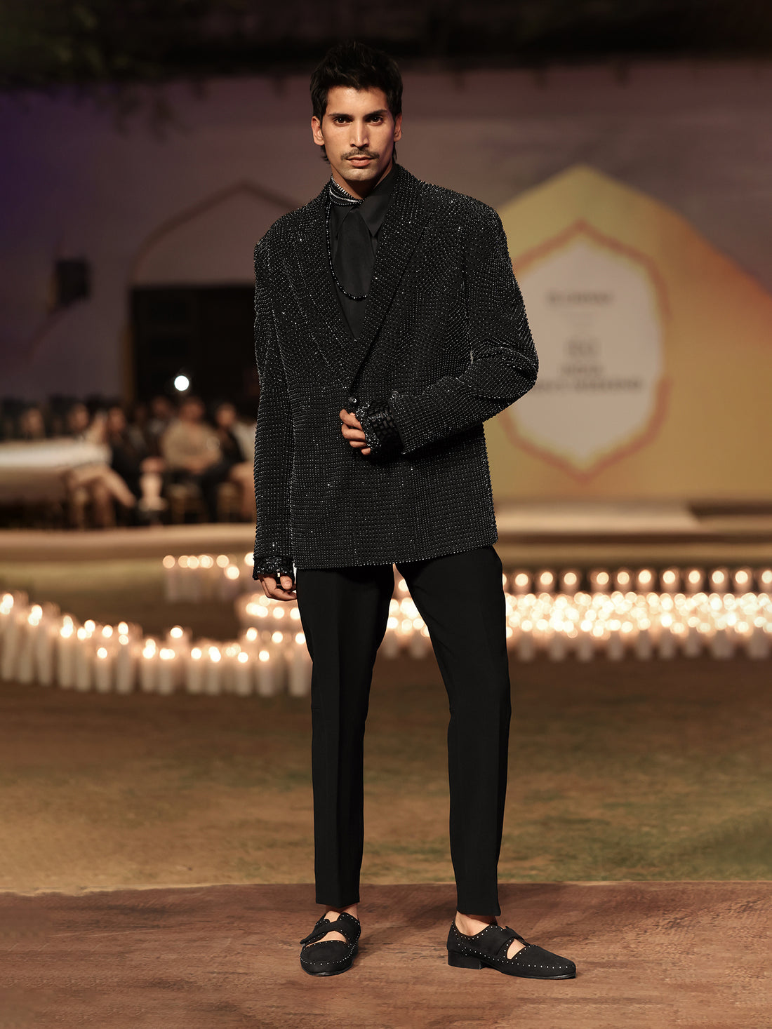 Oversized Double Breasted Onix Jacket Set