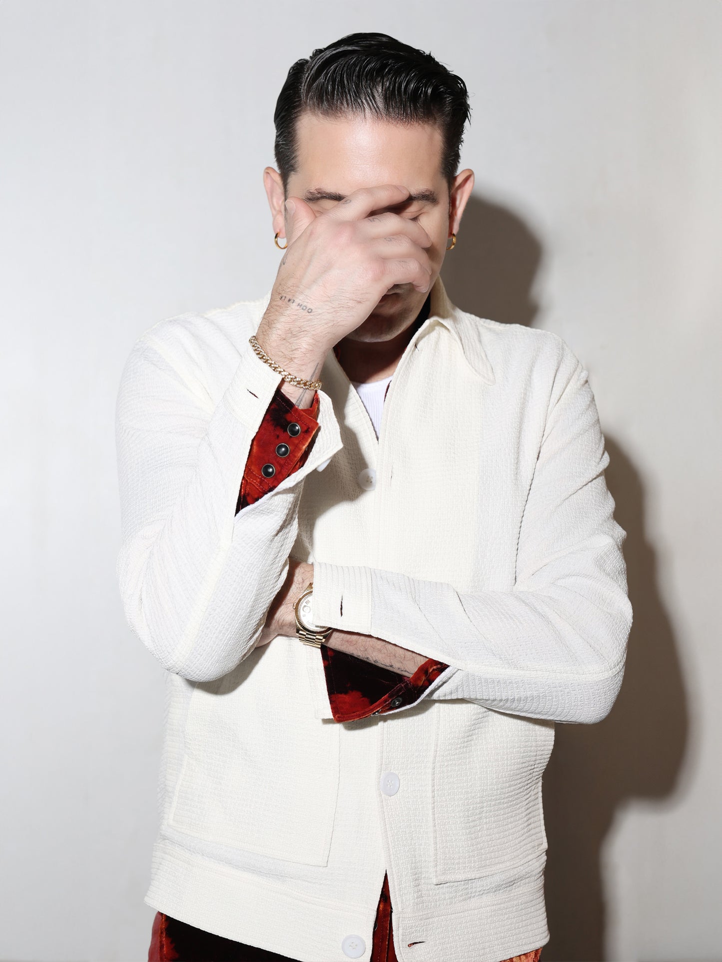 G-Eazy's In Alabaster Bomber Jacket