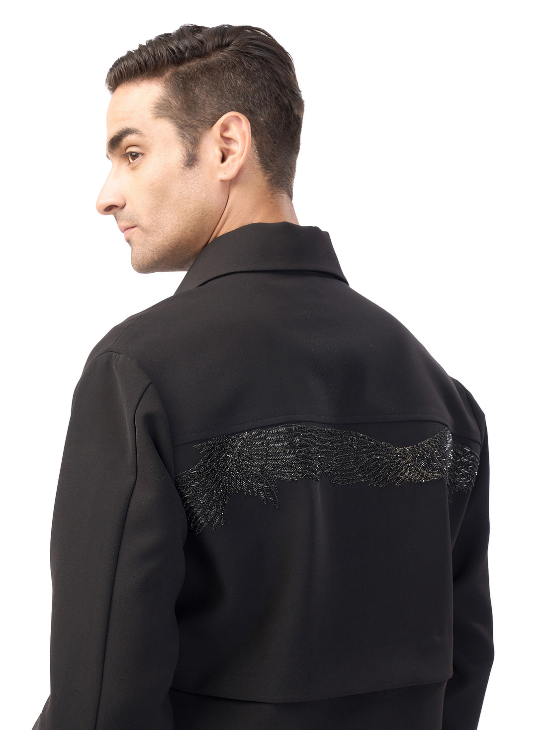 Classic Black Layered Jacket