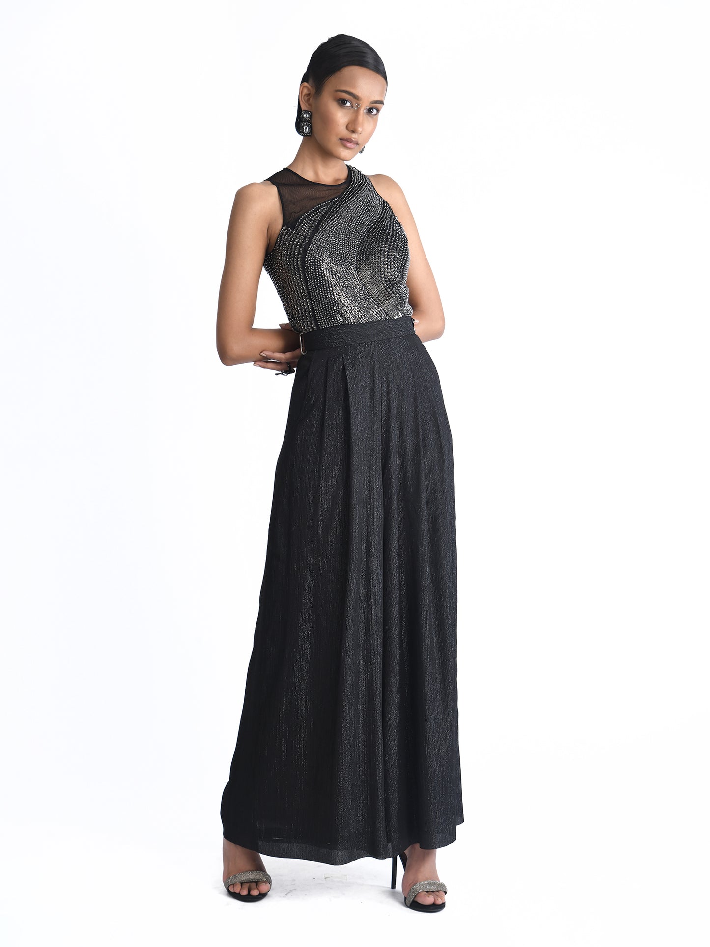 Embellished Georgette Jumpsuit