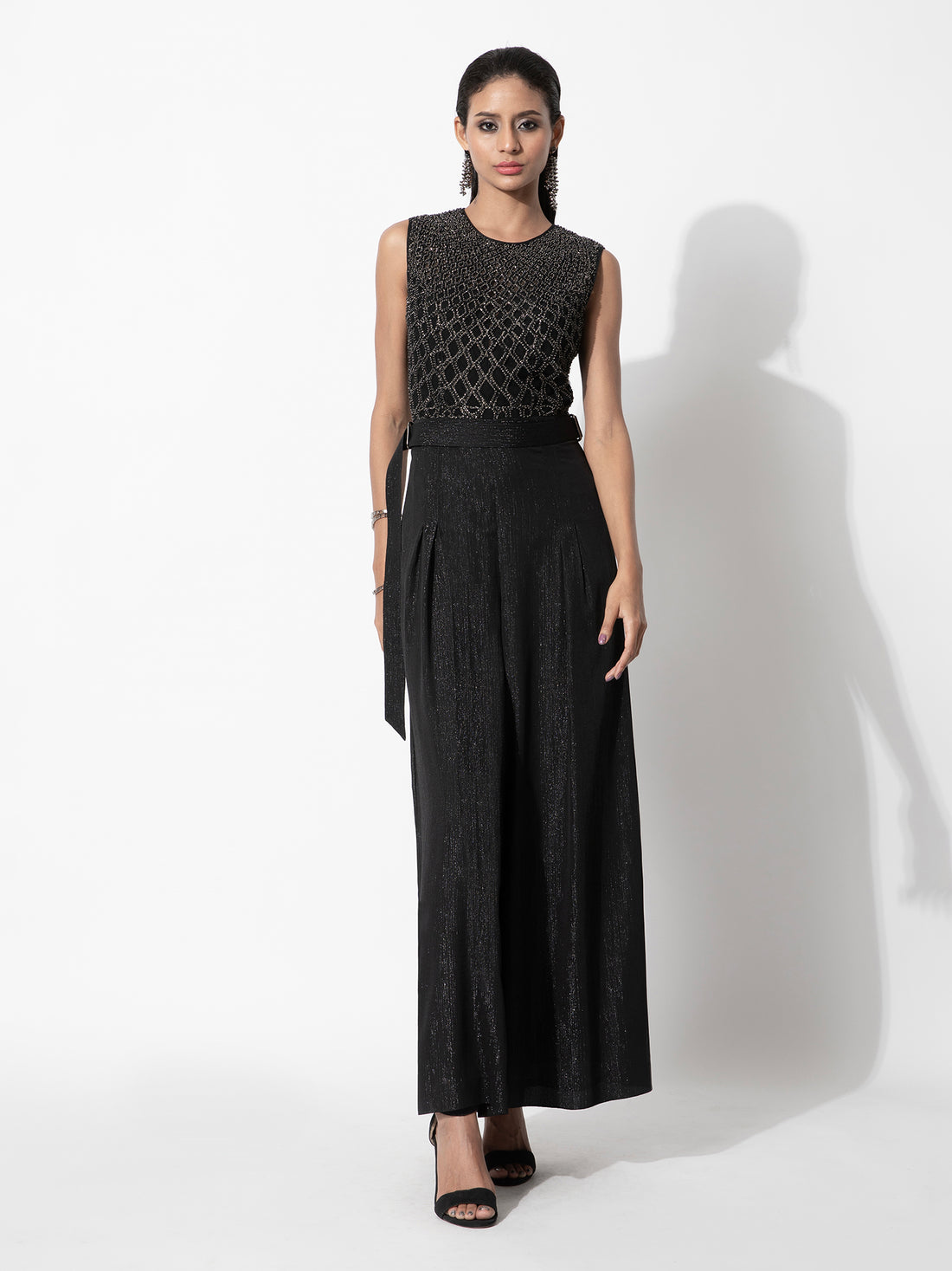 Cutwork Georgette Jumpsuit