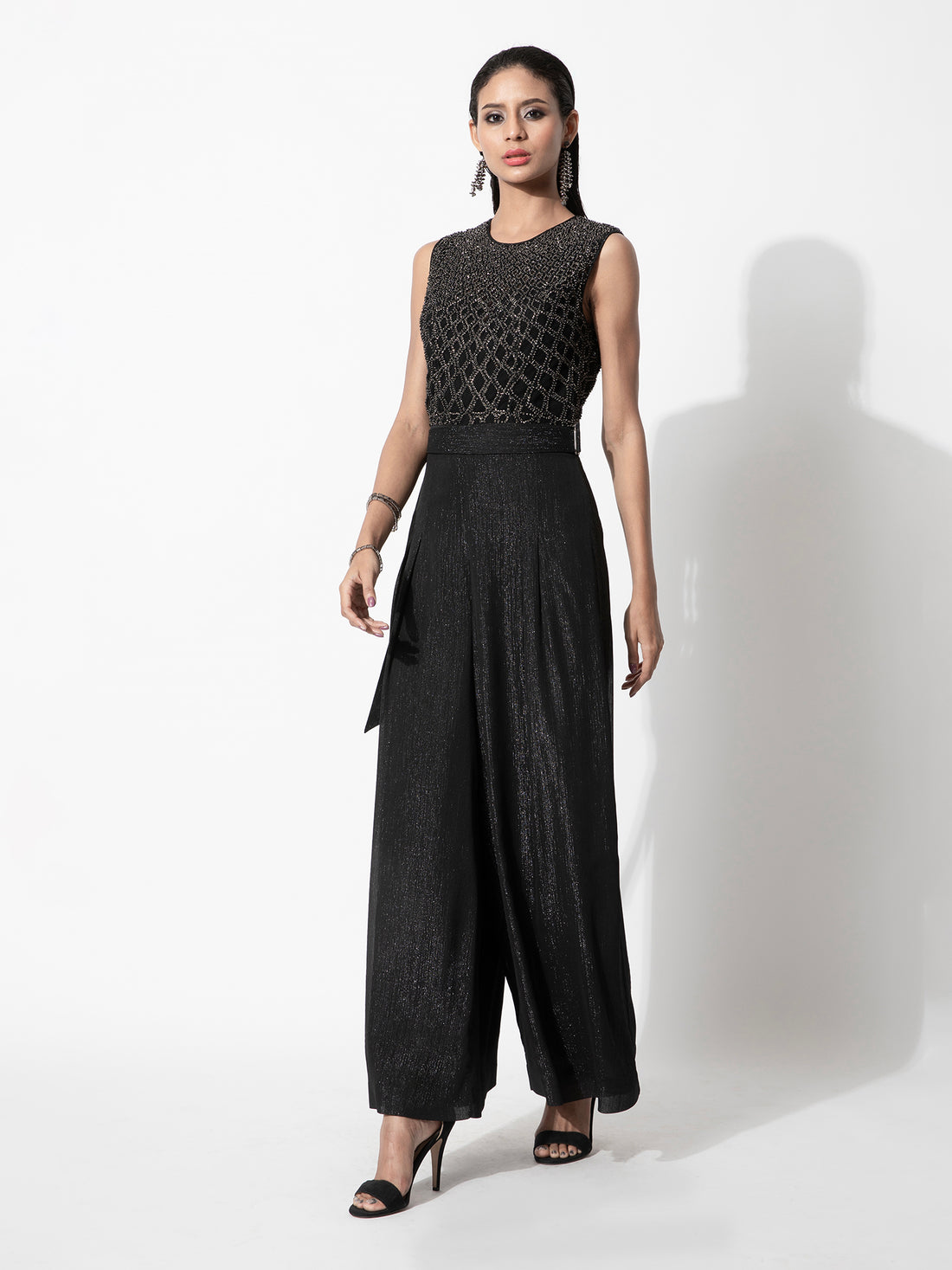 Cutwork Georgette Jumpsuit