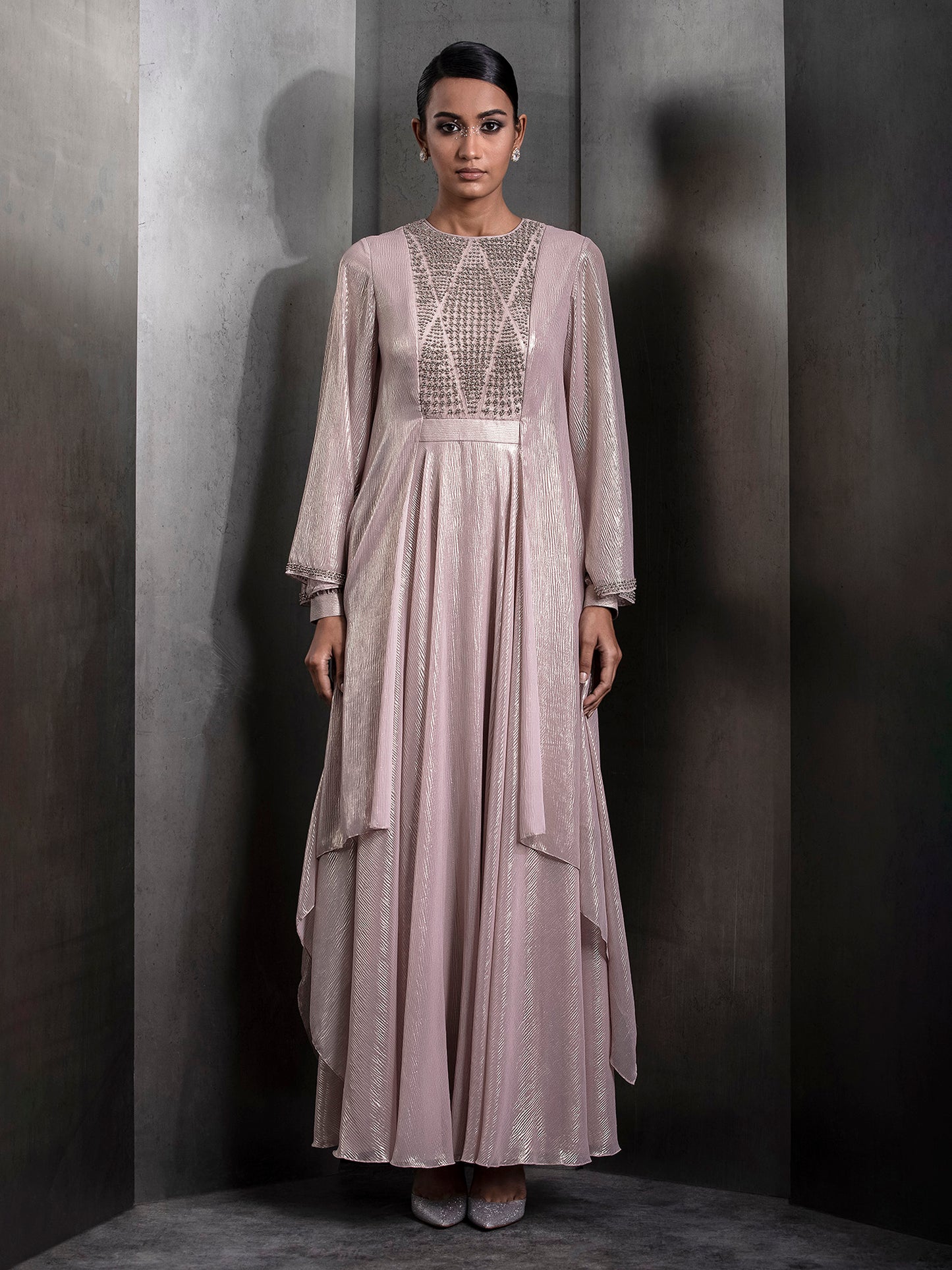 Achondrite Draped Kaftan