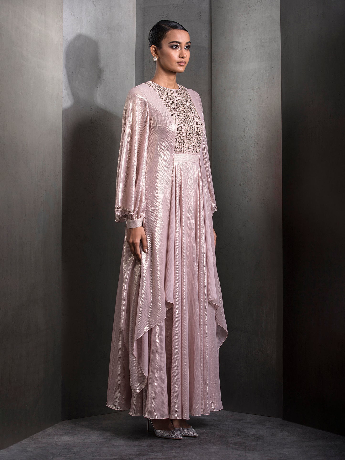 Achondrite Draped Kaftan