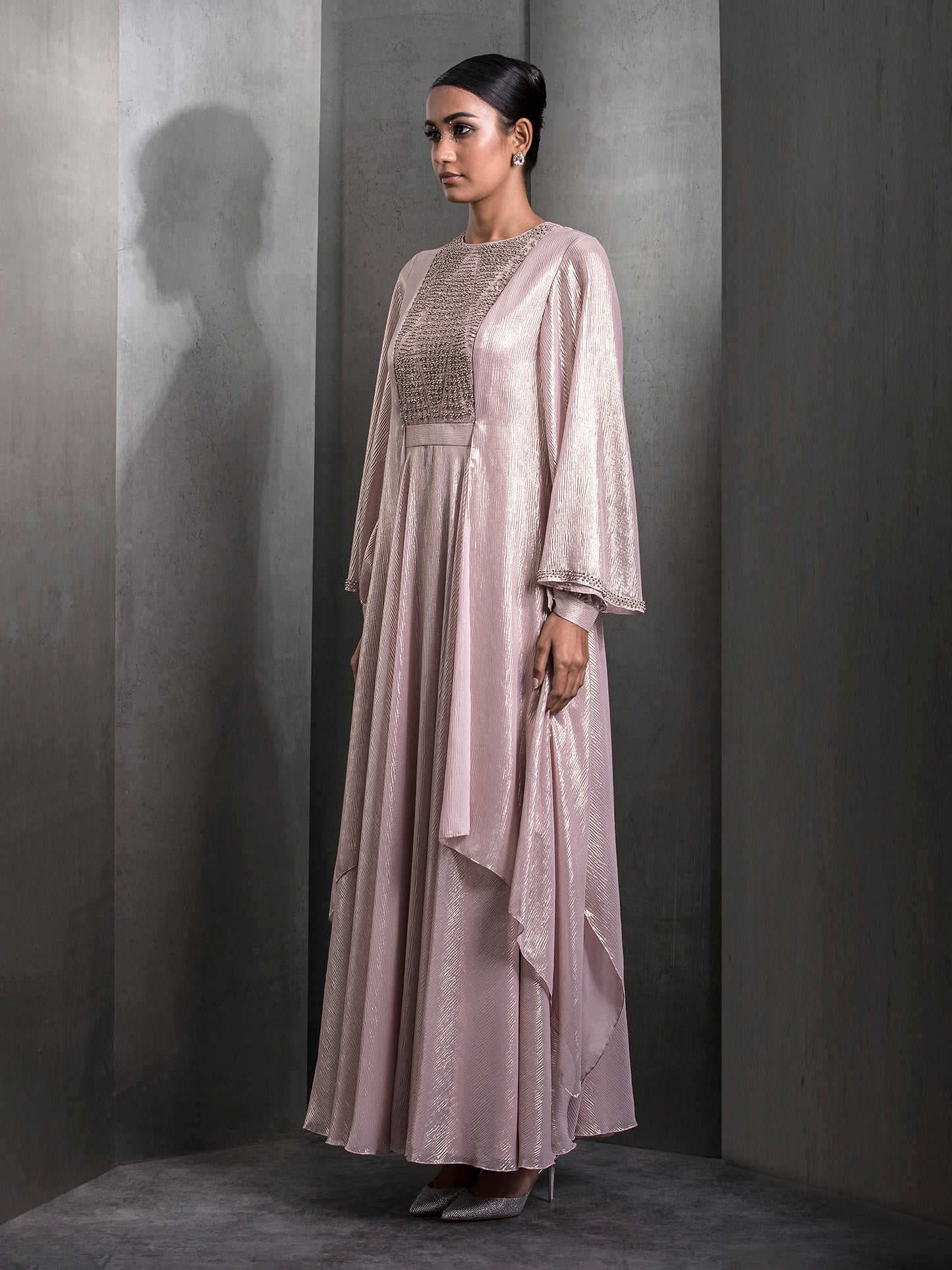 Achondrite Draped Kaftan