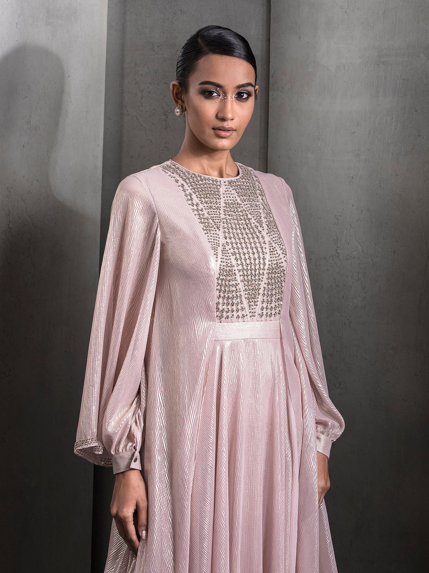 Achondrite Draped Kaftan