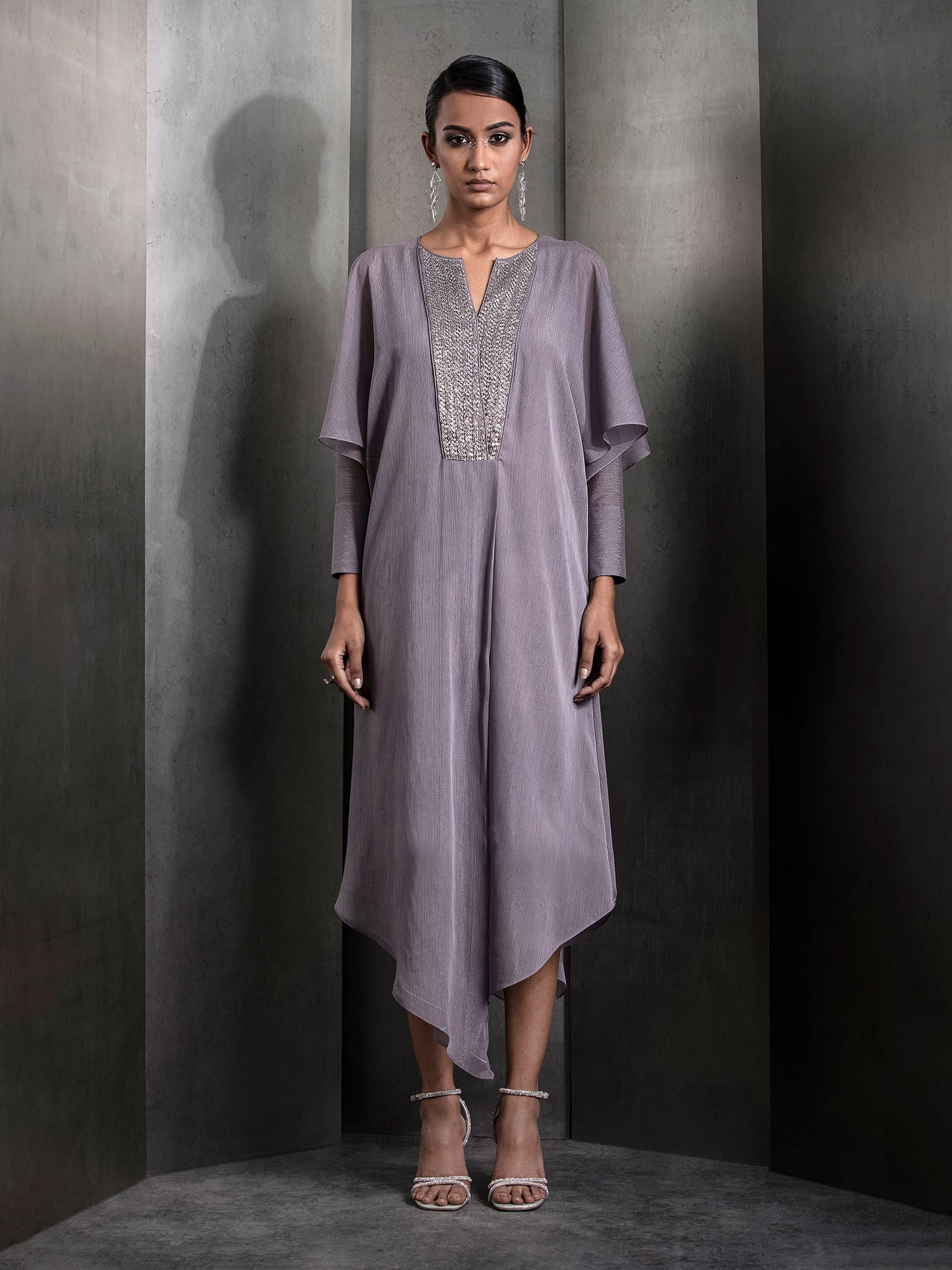 Aspheric Draped Kaftan