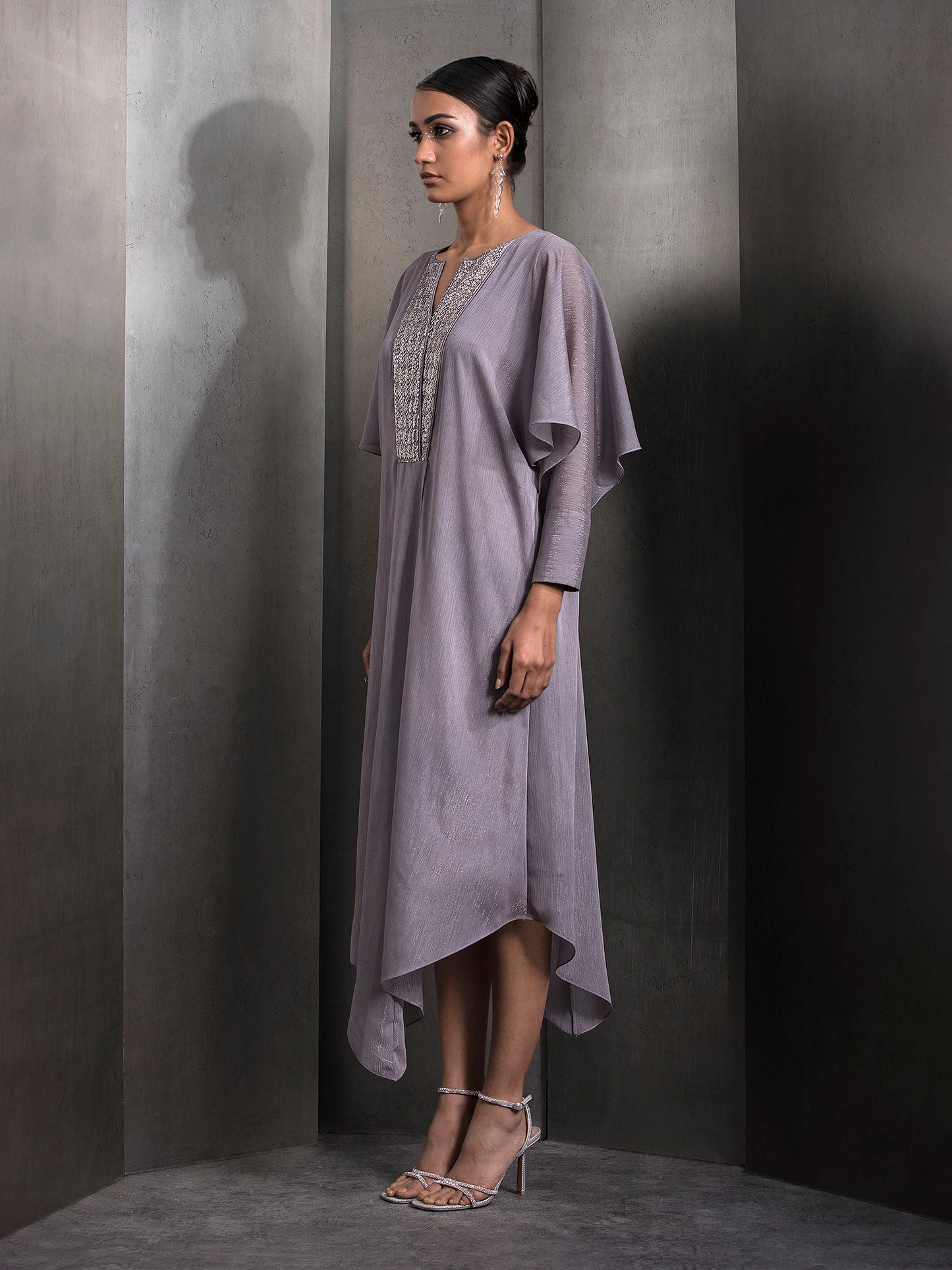 Aspheric Draped Kaftan