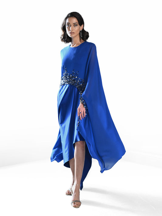 Asymmetrical Embellished Dress