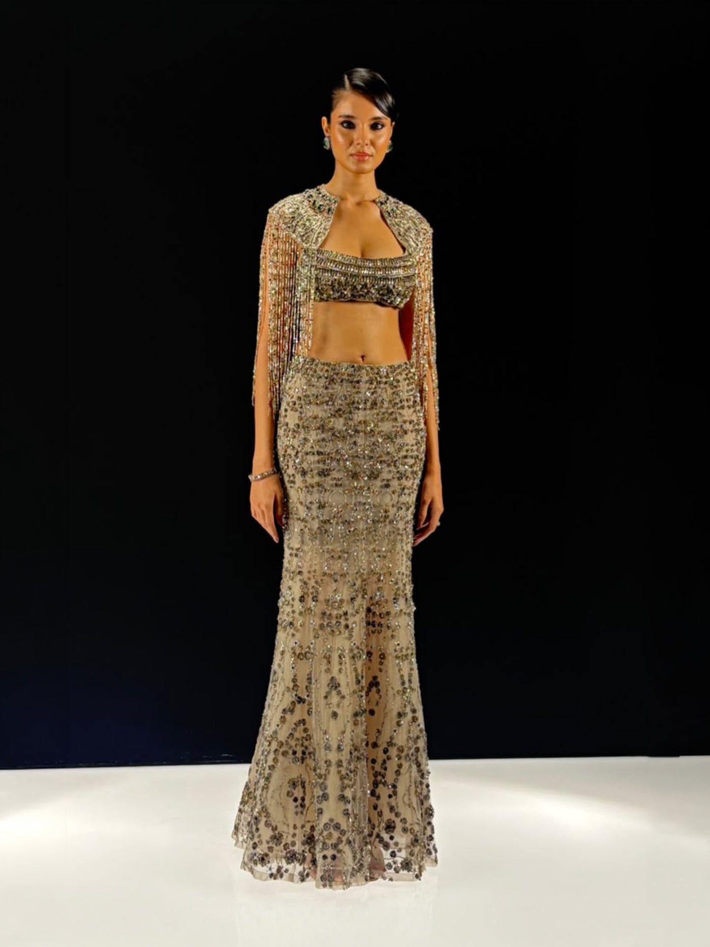 Dew flower lehnga set