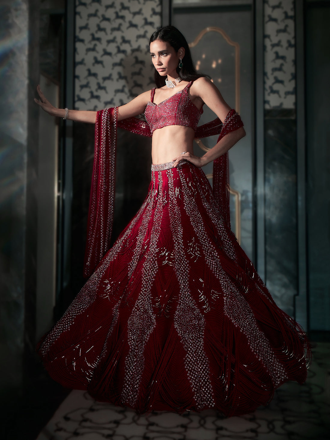 Euclid Lehenga Set