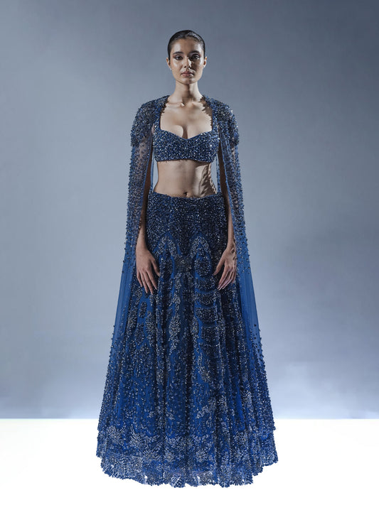 Abyssal Bloom Lehenga Set