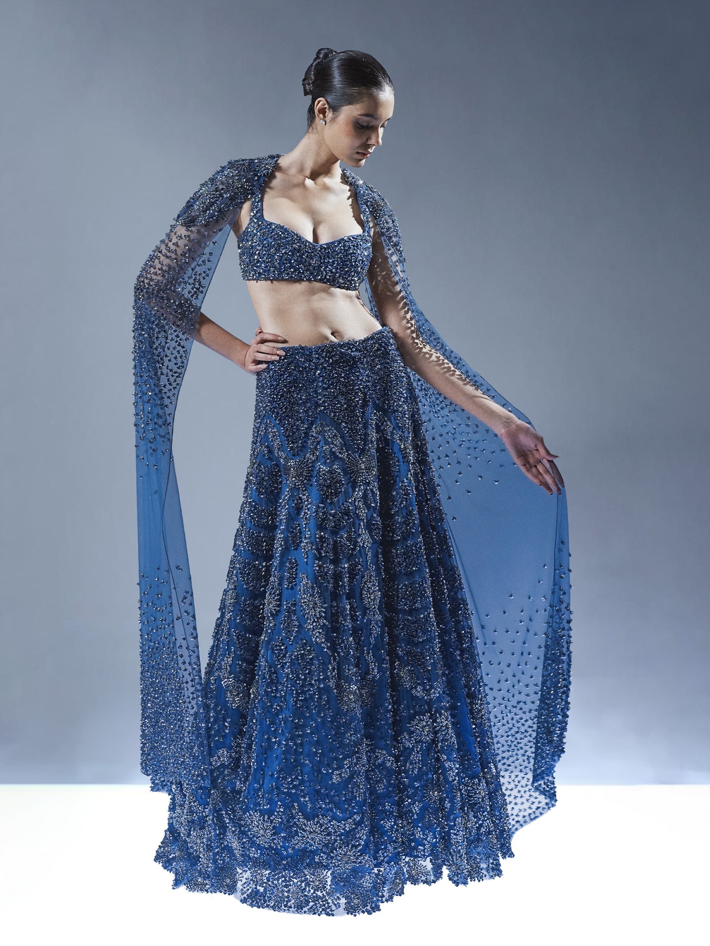 Abyssal Bloom Lehenga Set