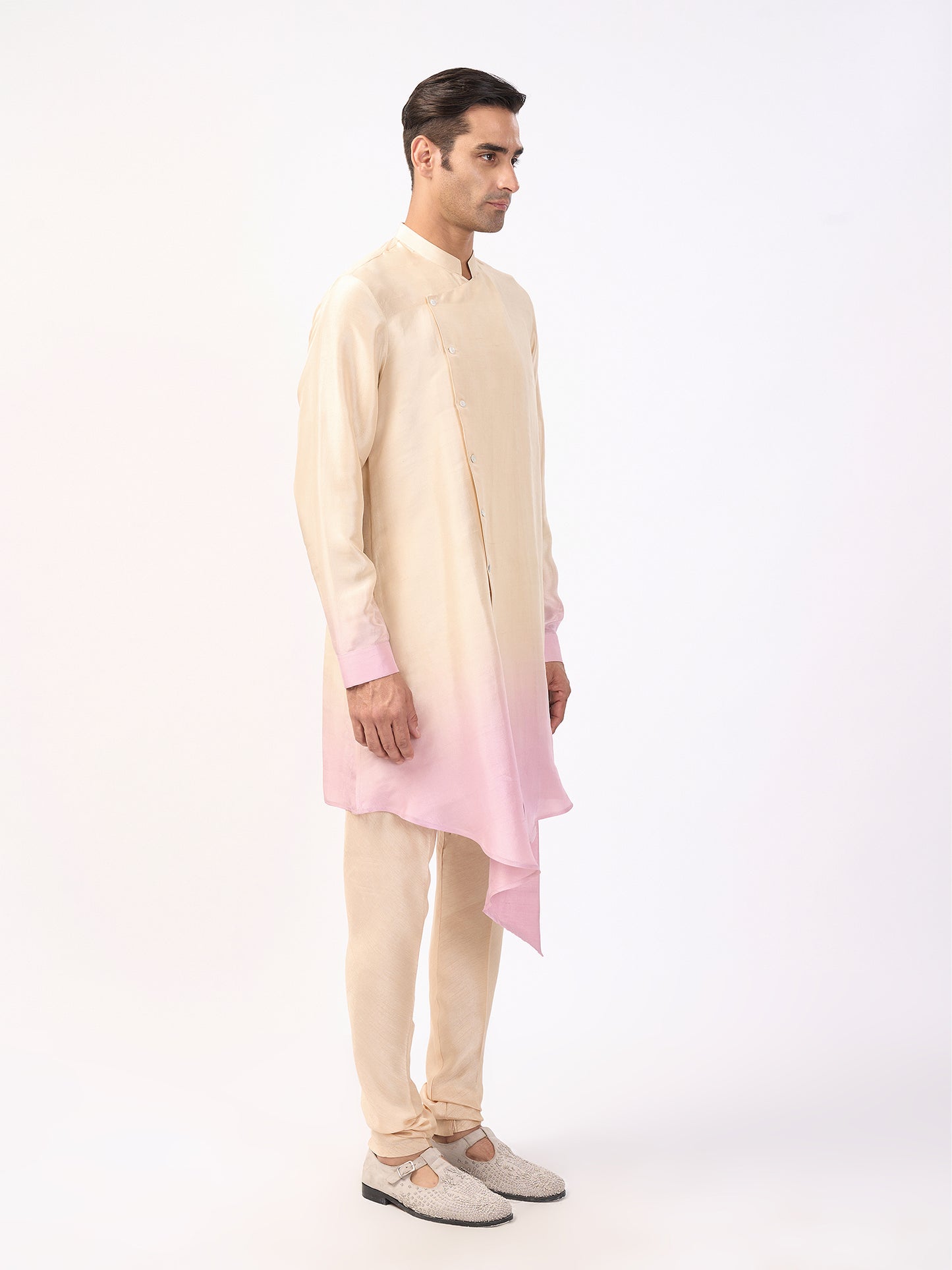 Asymmetrical Ombre Kurta