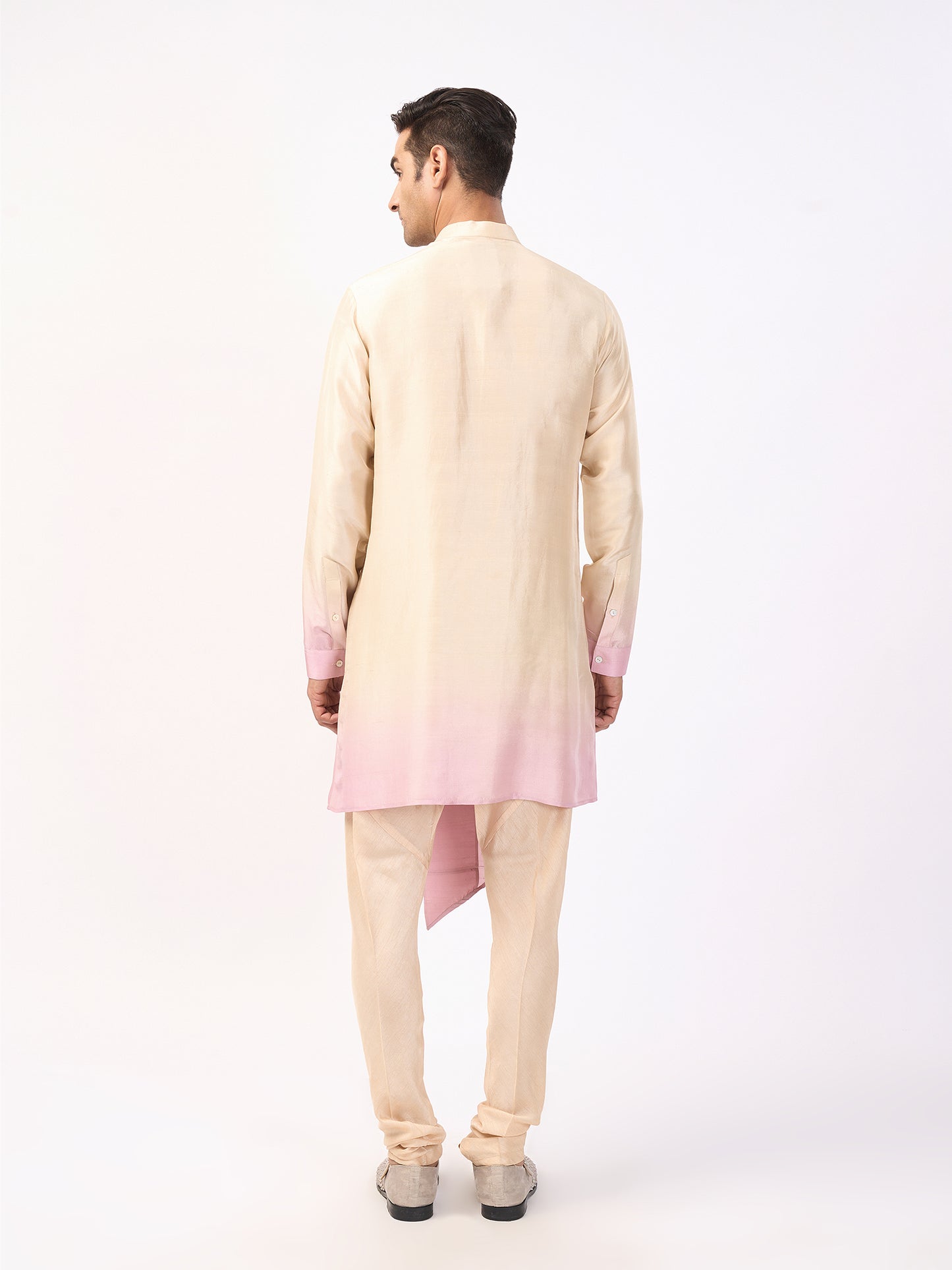 Asymmetrical Ombre Kurta Set