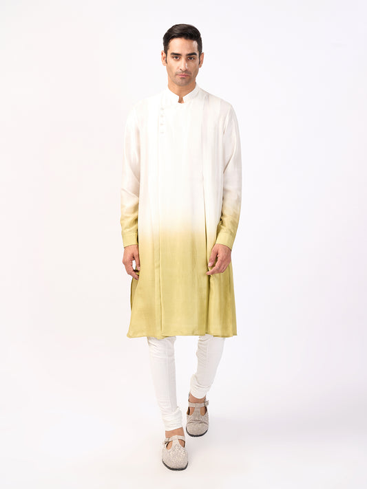 Ombre Overlap Layer Kurta Set