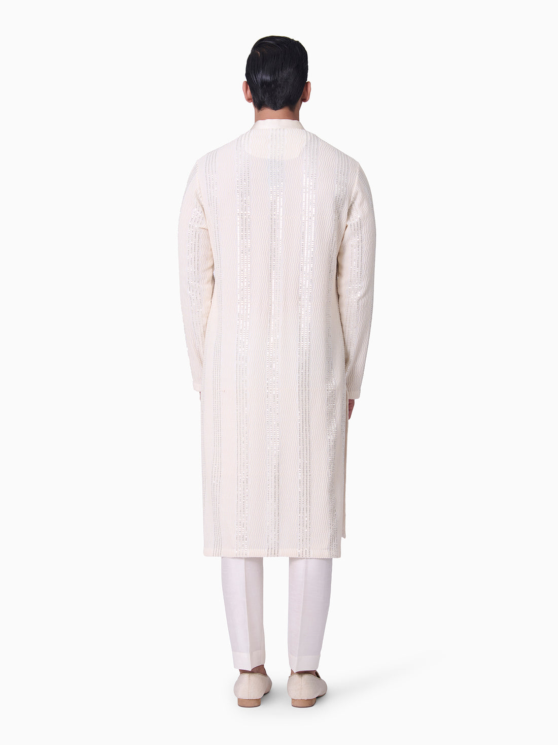 Ivory Embroidered Kurta Set