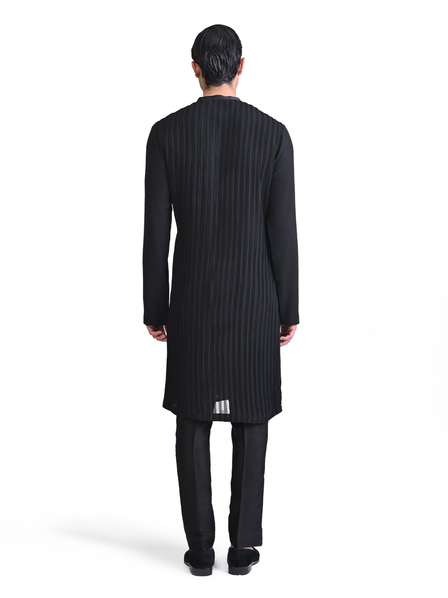 Pintuck Embellished Kurta