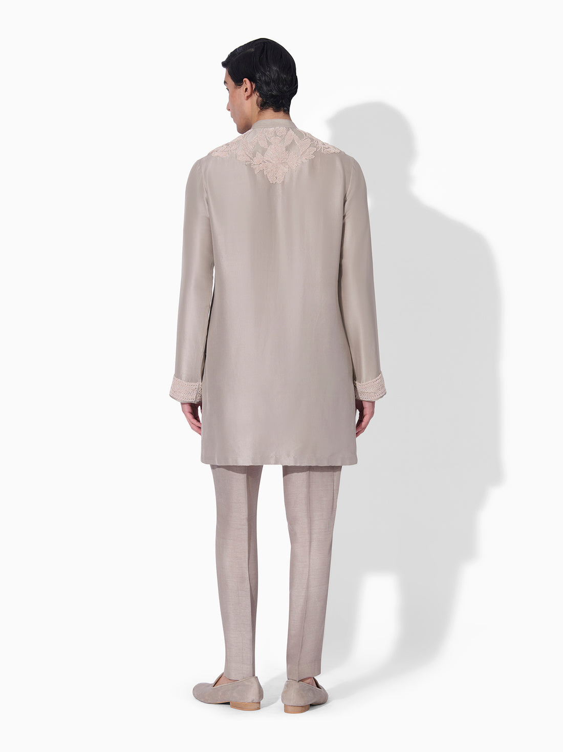 Classic Marble Grey Kurta Set