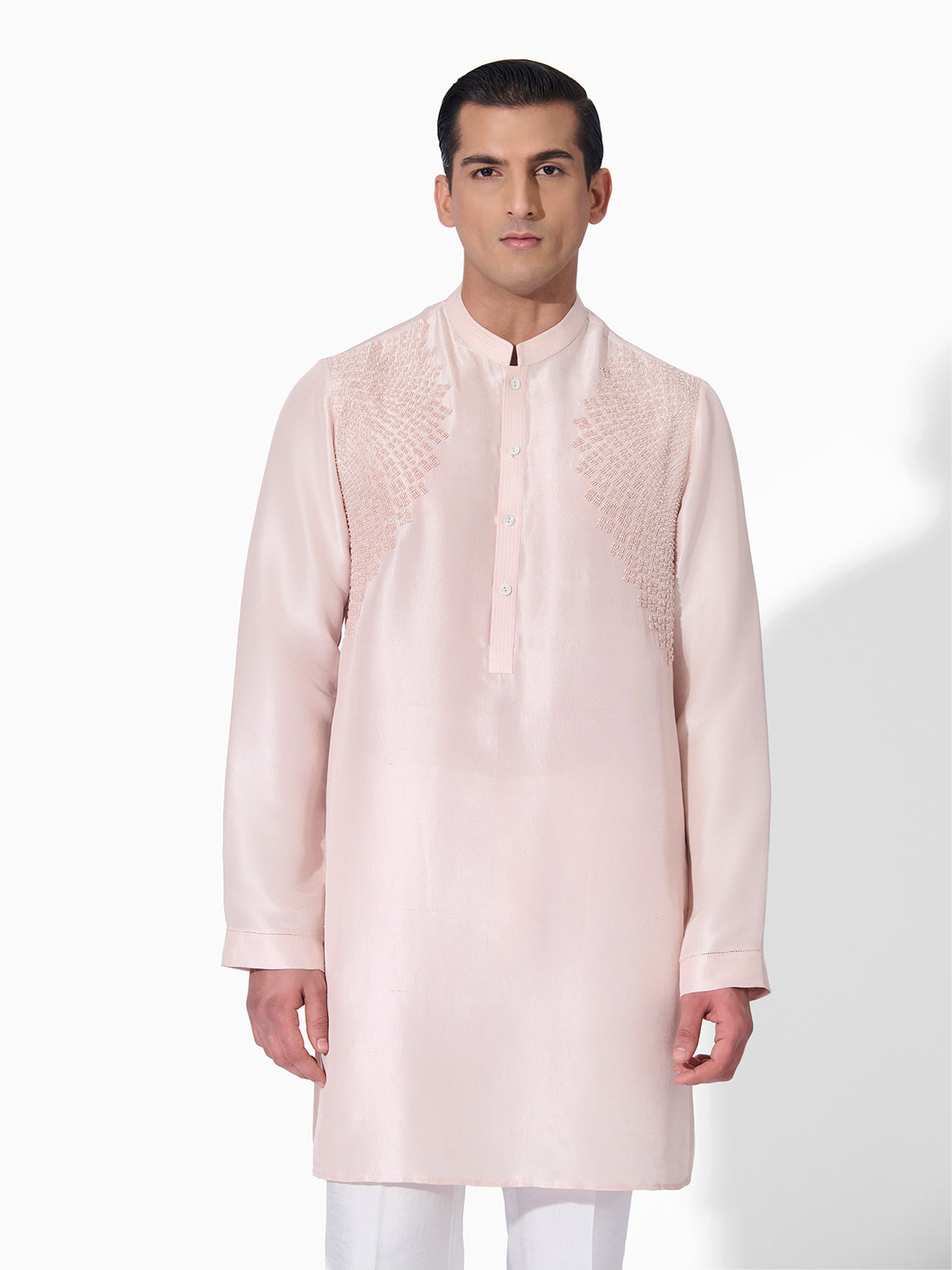 Periwinkle Embroidered Kurta Set