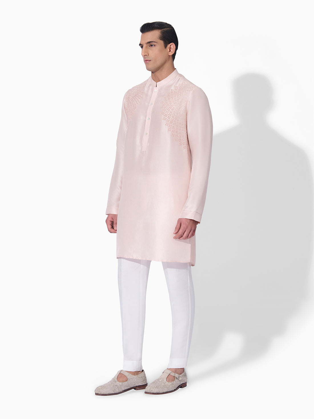 Periwinkle Embroidered Kurta Set