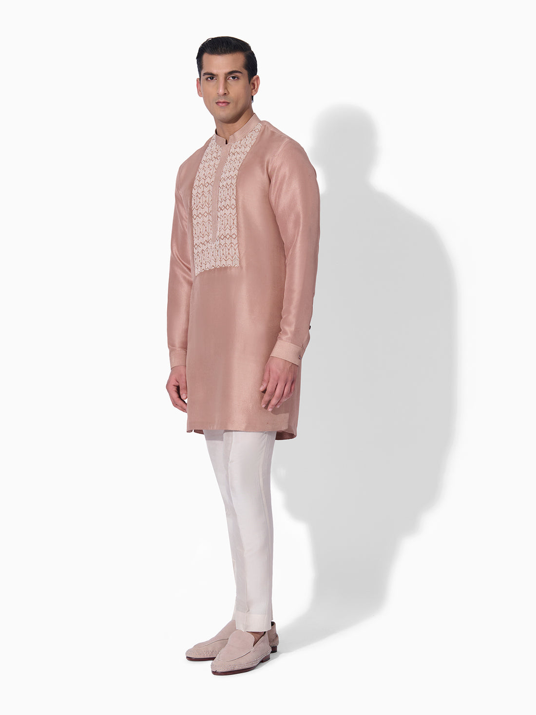 Goldstone Embroidered Kurta Set