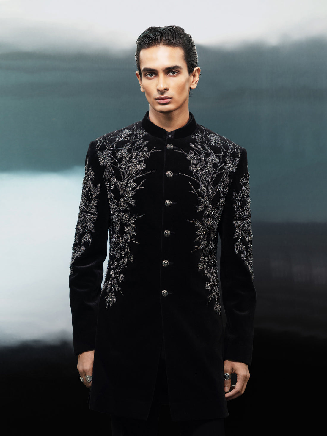 Nocturnal Majesty Sherwani