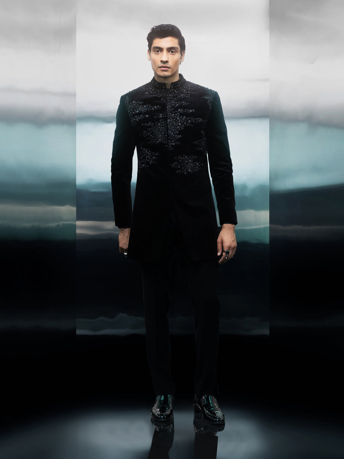Midnight Majesty Sherwani