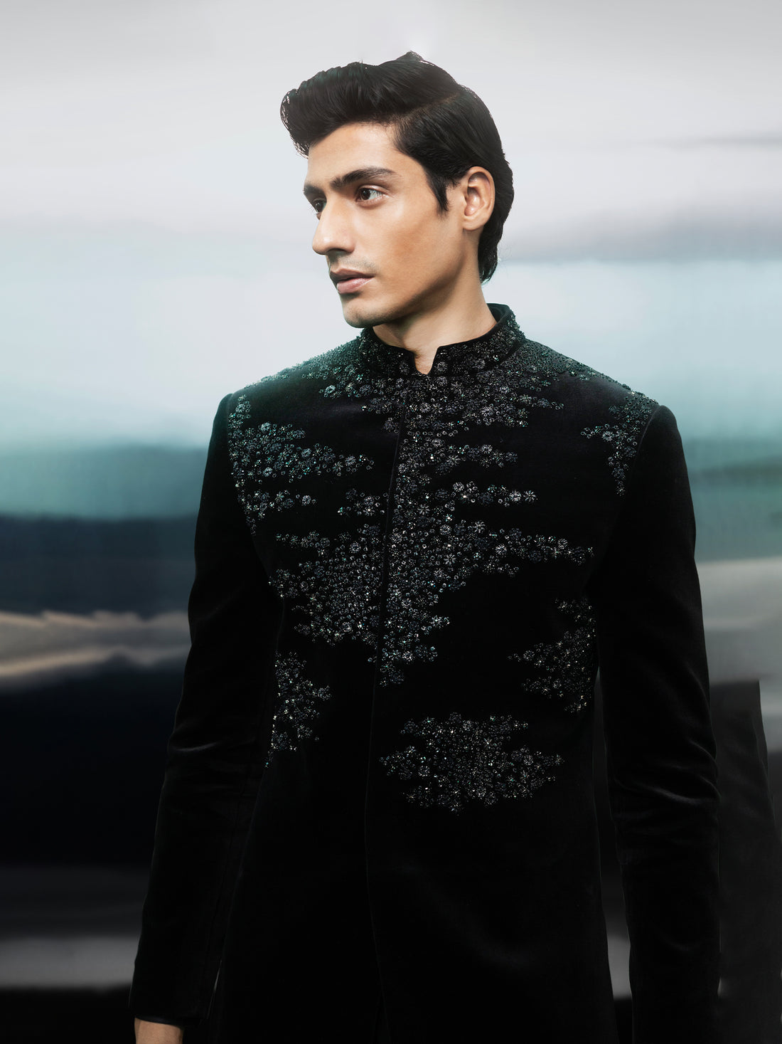 Midnight Majesty Sherwani